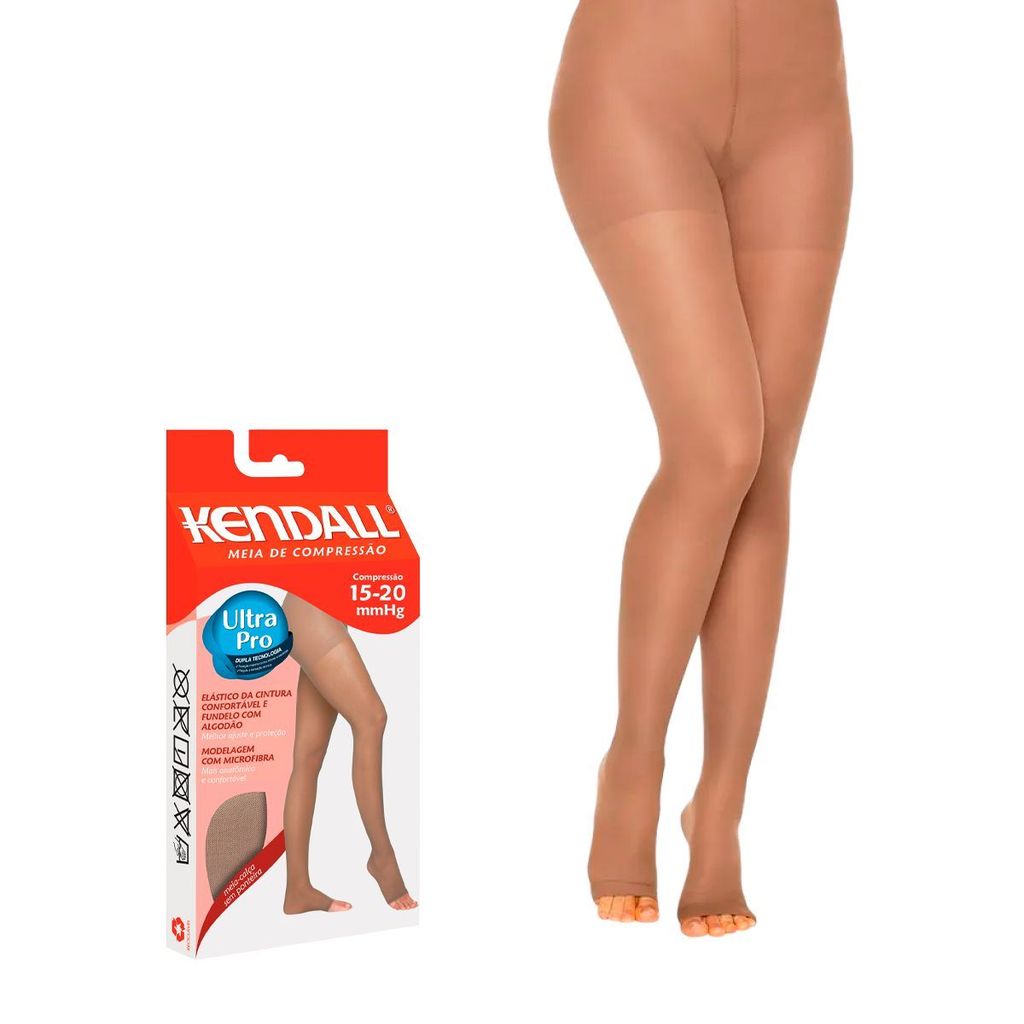 Meia Calça Kendall Média Compressão s/Ponteira