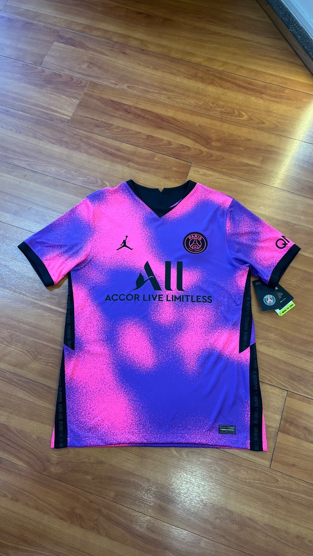 Camiseta Air Jordan PSG IV 2020/21 Pink — M, Novo