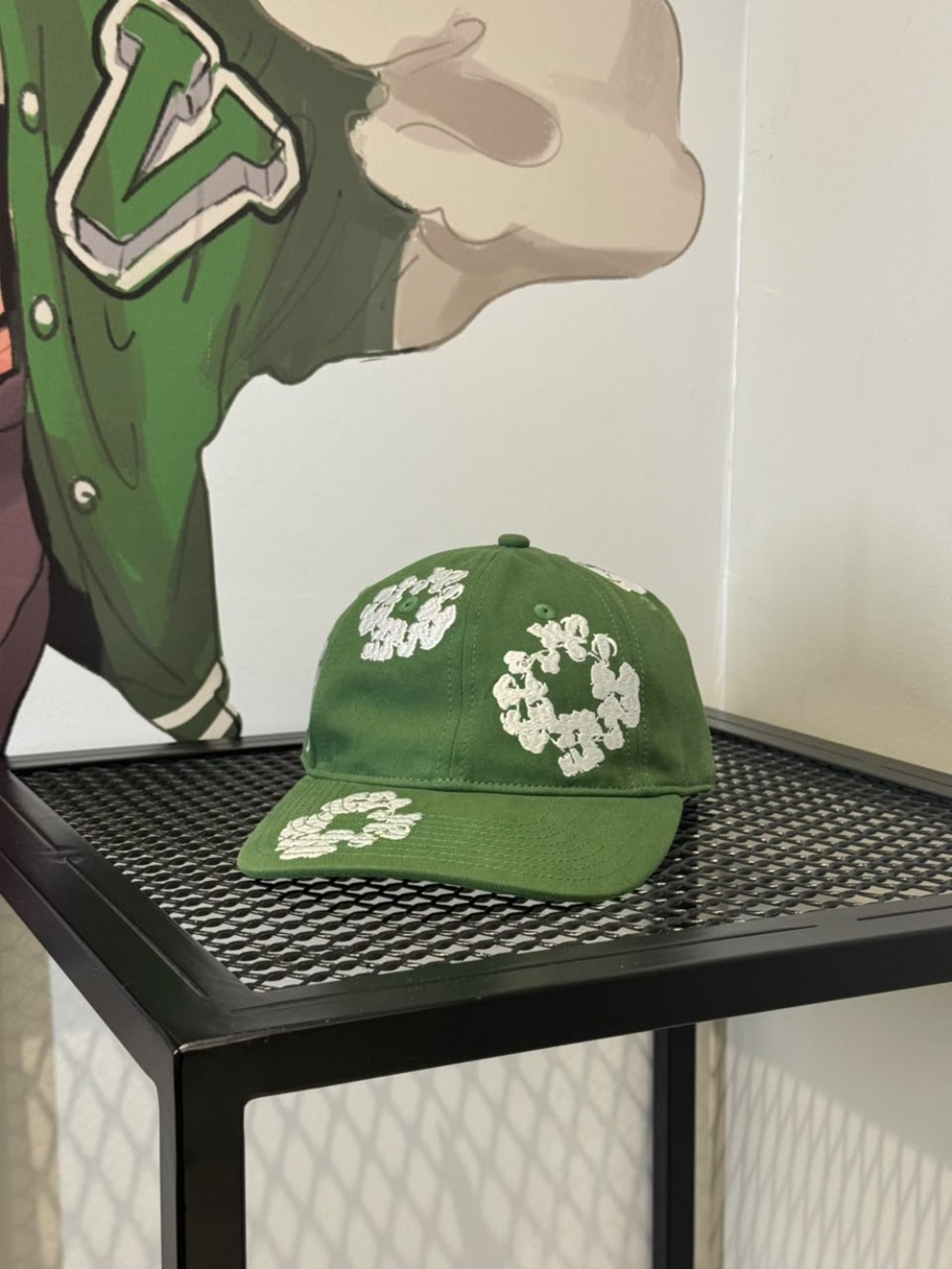 Boné Denim Tears The Cotton Wreath Green — Único, Novo
