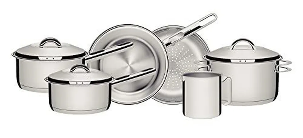 Jogo de Panelas Aço Inox 6 peças Solar