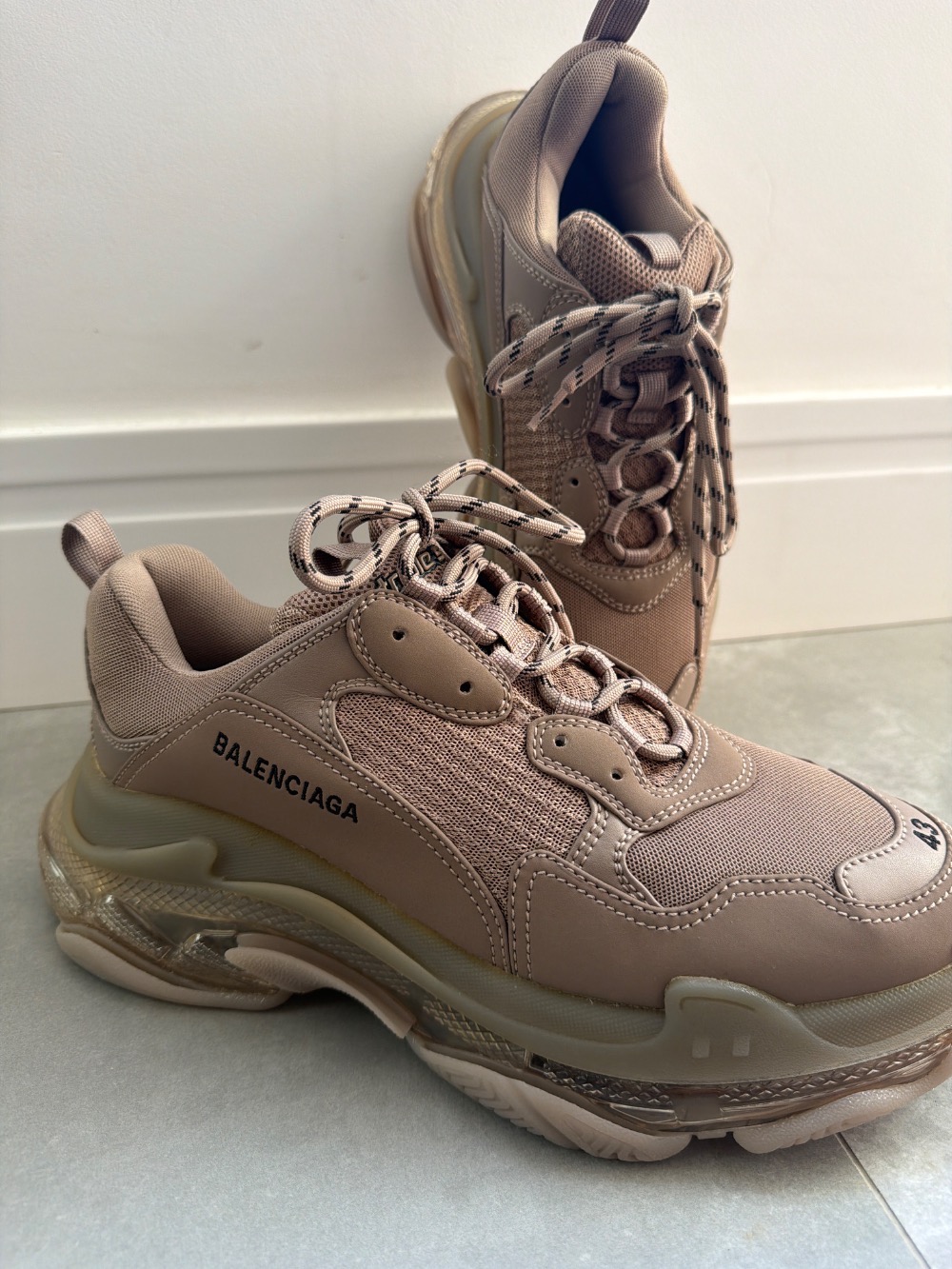 Balenciaga Triple S Brown Black — 41, Novo