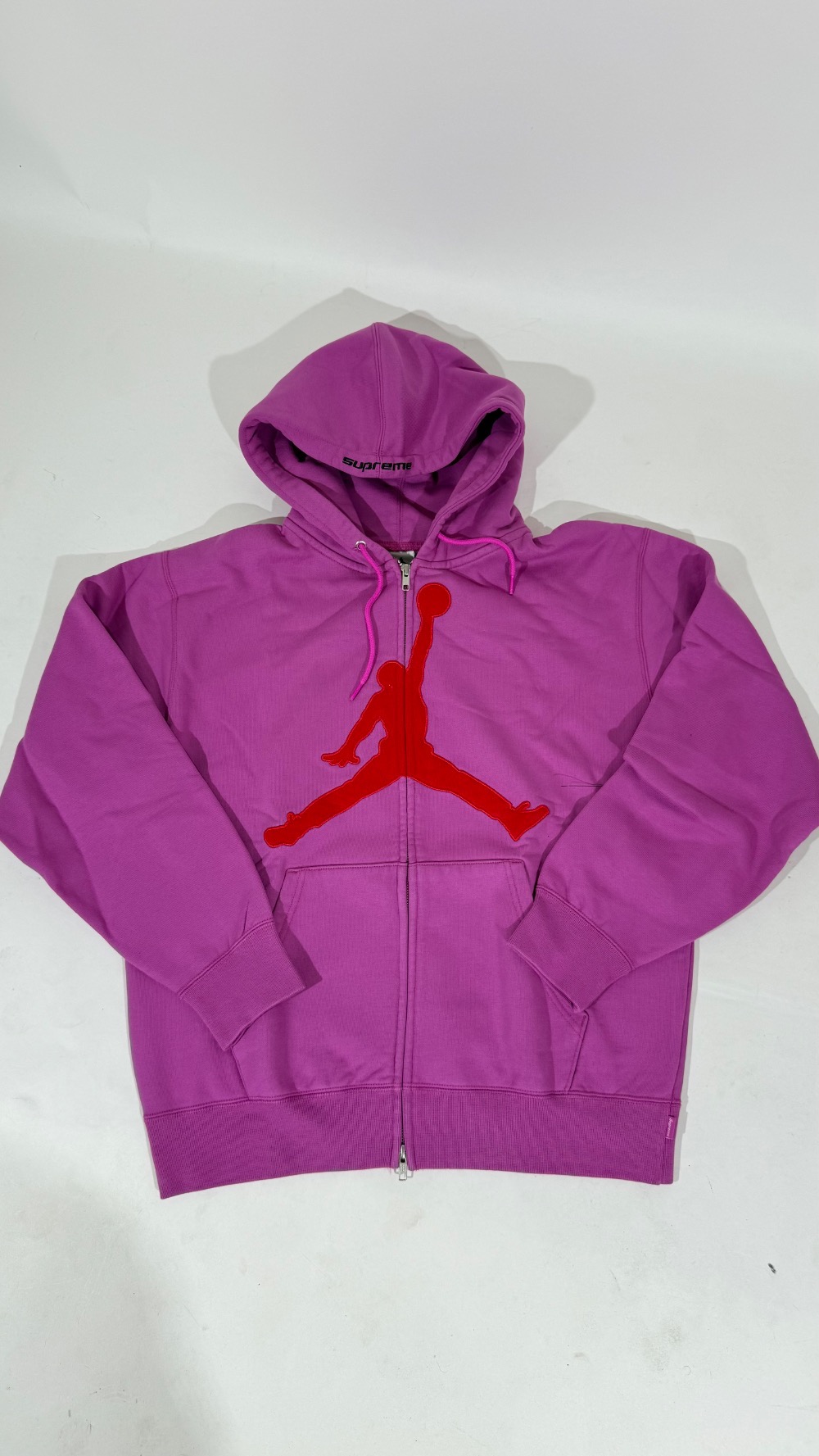 Air Jordan x Supreme Jaqueta Hooded Pink SS26-W15 — P, Novo