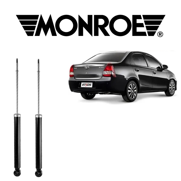 PAR Amortecedor Traseiro Etios 2012 a 2020 Monroe SP004