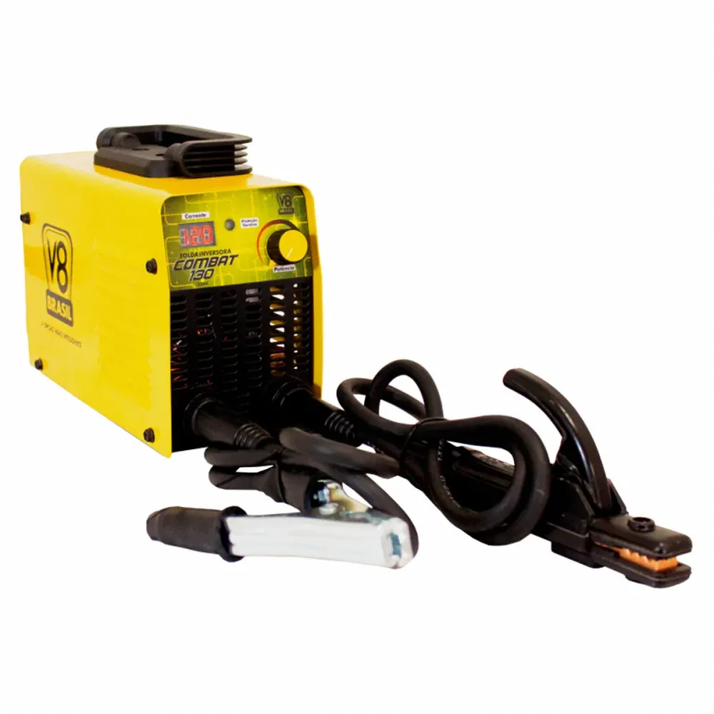 Inversora de Solda Combat 130 120A 220V V8 Brasil