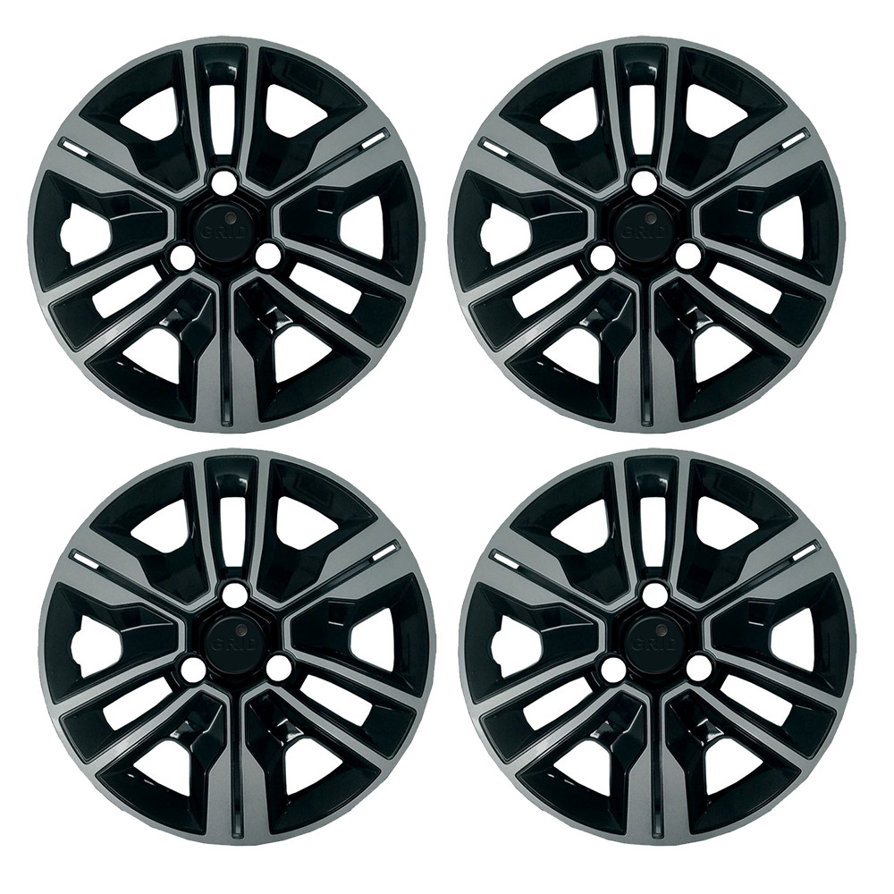 Jogo 4 Calotas Roda Aro14 Com Emblemas Renault Kwid 2023