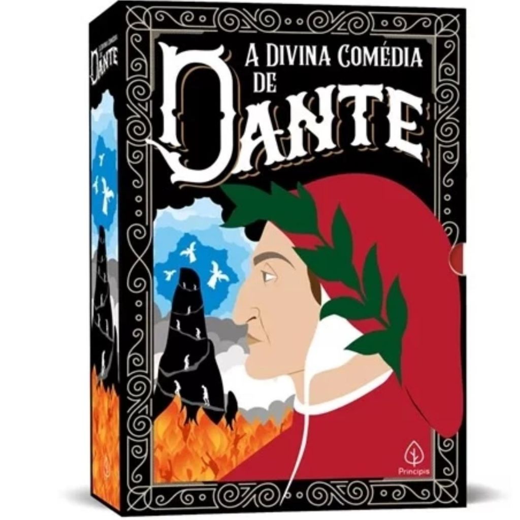 Box com 3 livros A divina comédia | Dante Alighieri