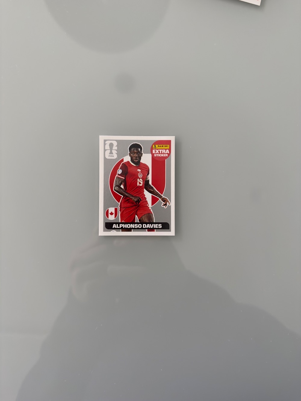 Figurinha Panini Alphonso Davies Legend Prata FIFA World Cup 2026 — Único, Novo