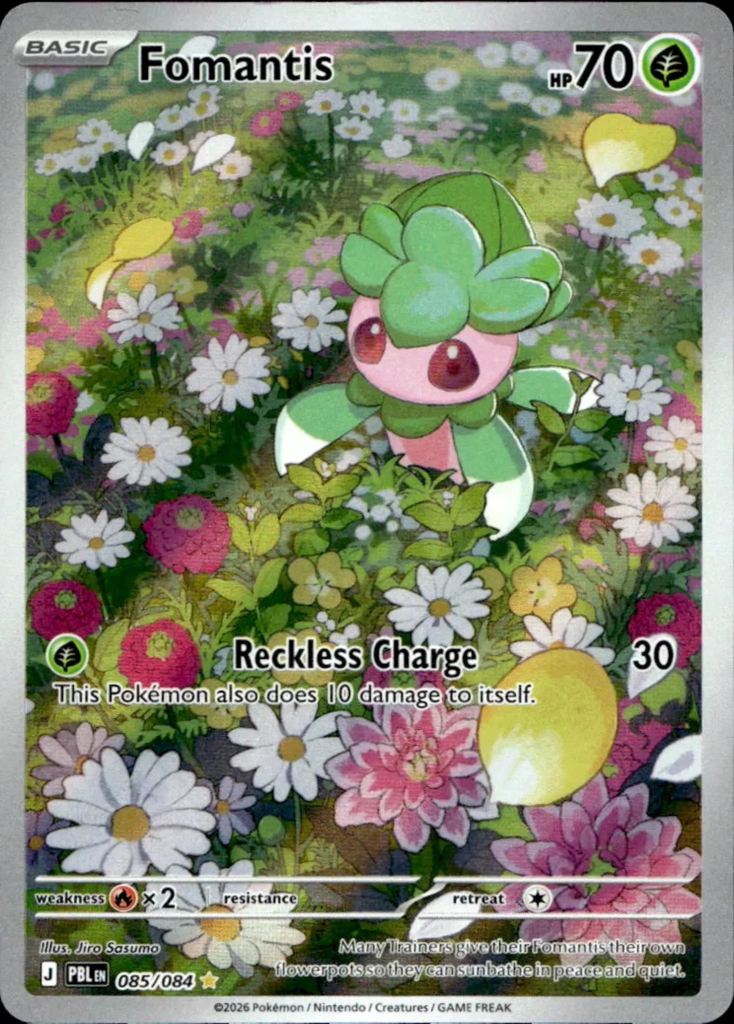 Fomantis (85/84) Escuridão Absoluta Pokémon TCG — Near Mint, Novo
