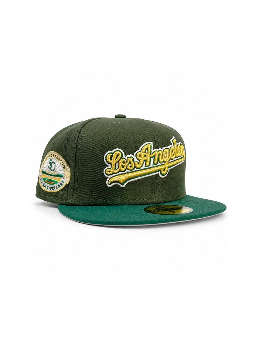 Boné New Era 59Fifty Los Angeles Dodgers Script Seaweed — 7-1/4, Novo