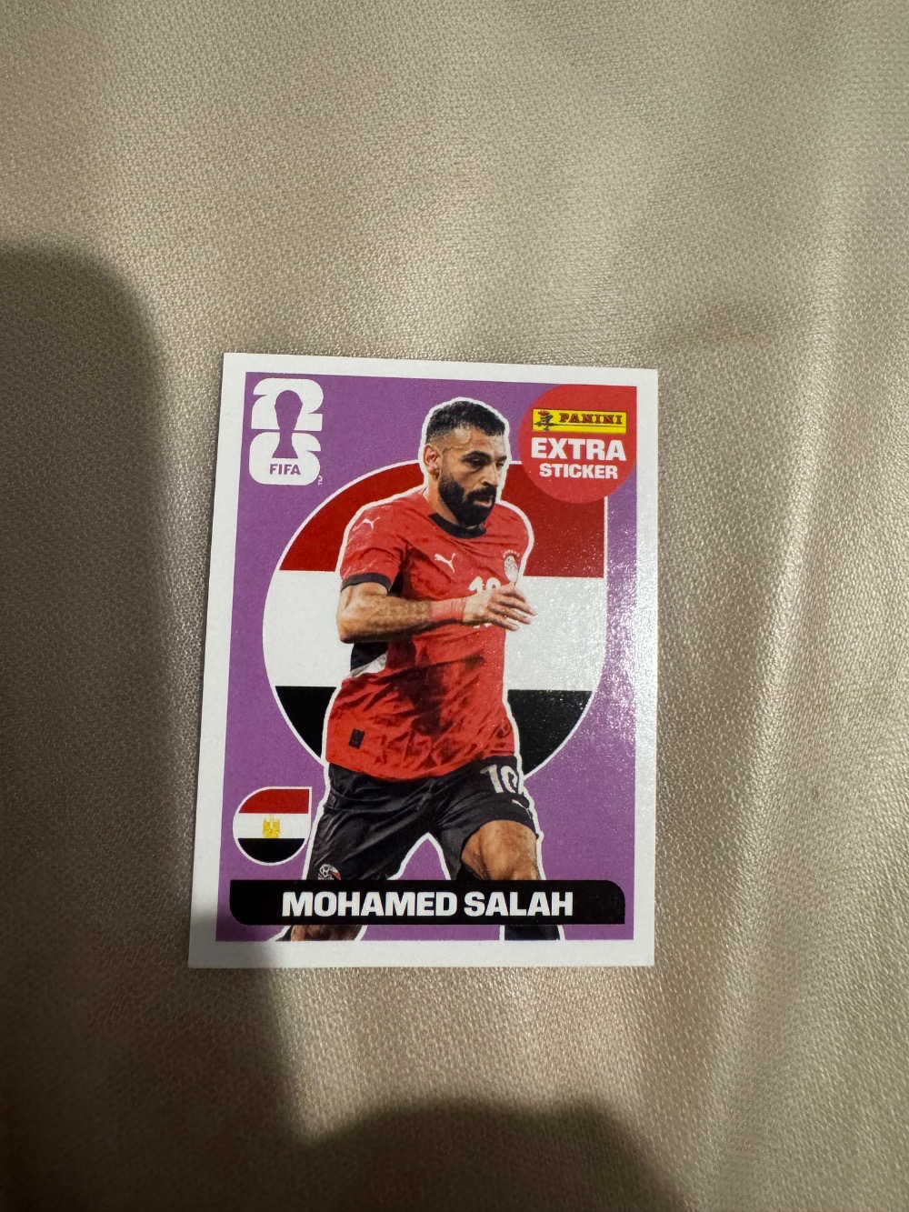 Figurinha Panini Mohamed Salah Legend Roxo FIFA World Cup 2026 — Único, Novo