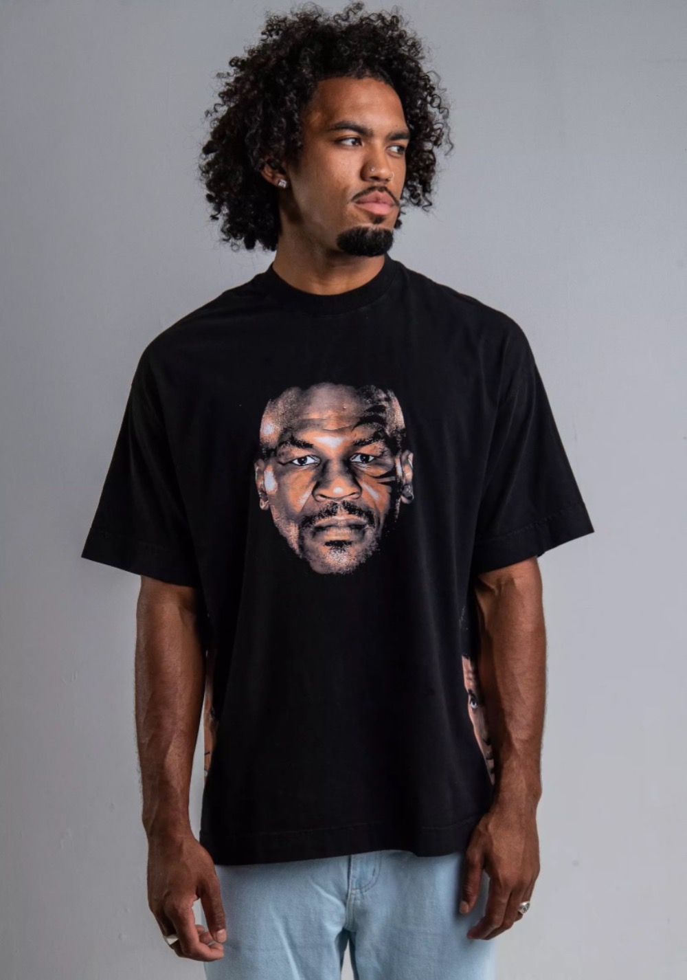 Camiseta Respect 3Face Oversized Fight Kings Black — P / M / G / XG / XXG / 3XG, Novo