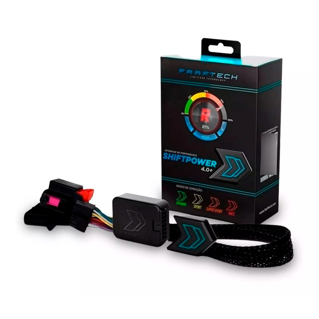 Foto 2 de Kit Módulo de Potência PiggyBack + Módulo de Avanço ShiftPower Até 25% Ganho de Potência