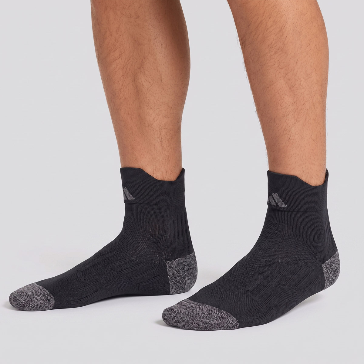 Meia Adidas Comfy Ankle Preta e Cinza