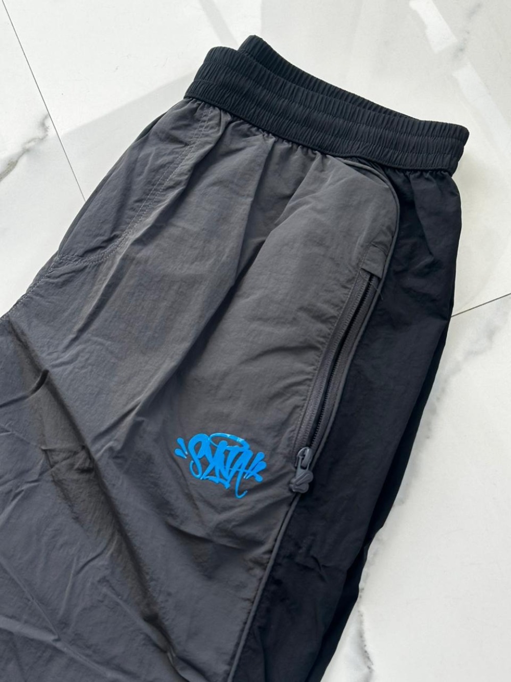 Calça Syna World Pipe Track Grey Black Blue — G, Novo