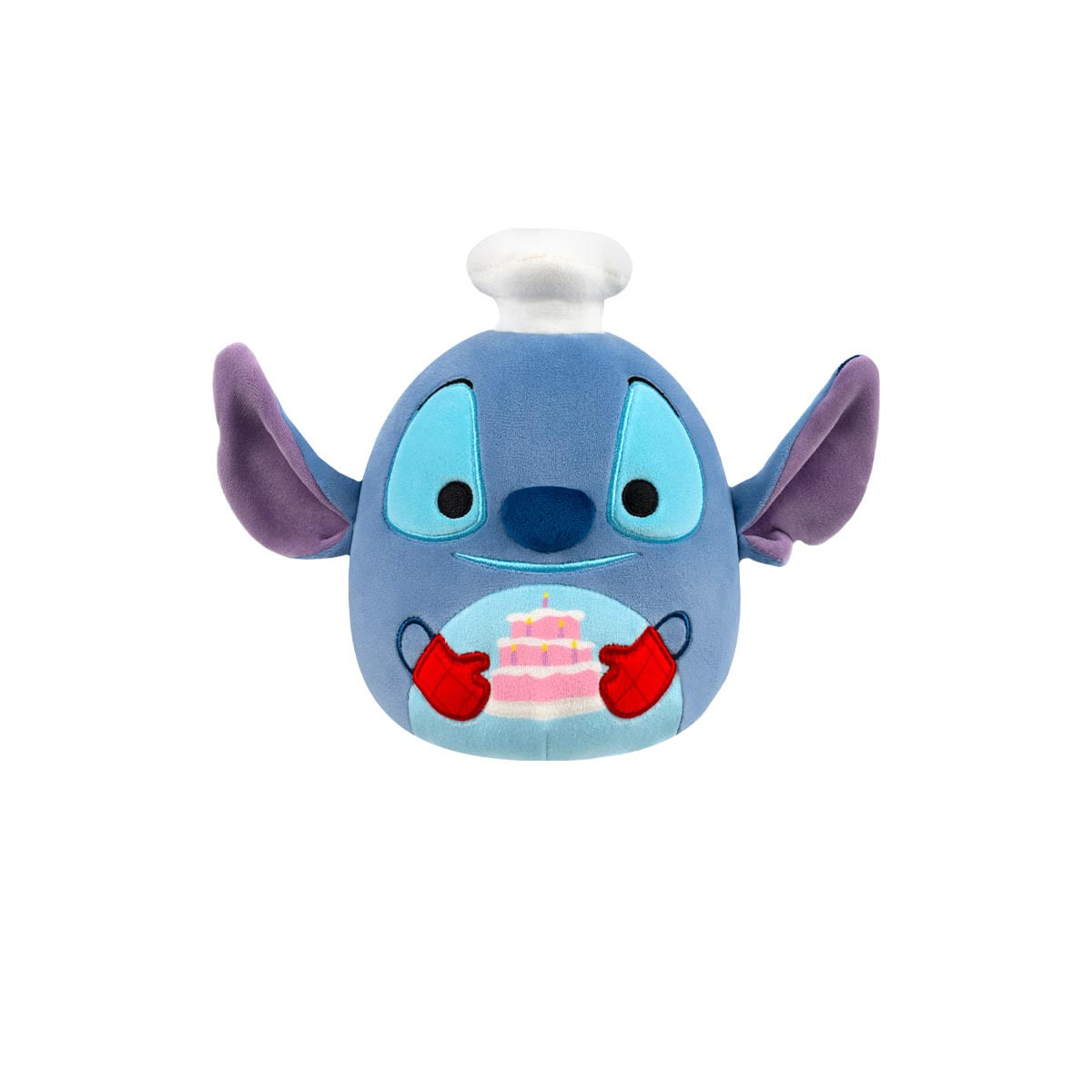 Pelúcia Stitch com Bolo de 16cm - Squishmallows Disney