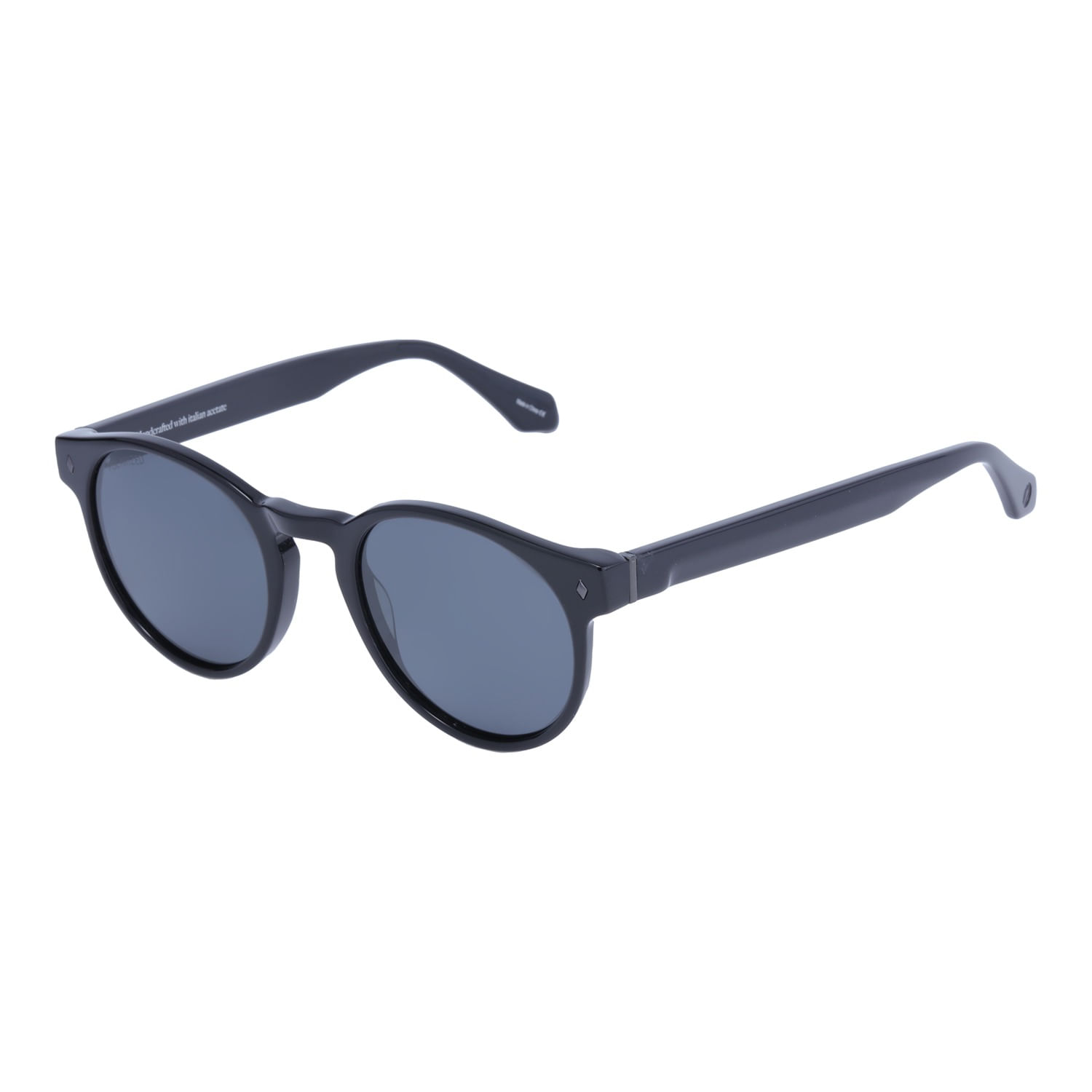 Óculos de Sol Masculino Premium Edition Redondo Preto OC.CL.5506.0101 M