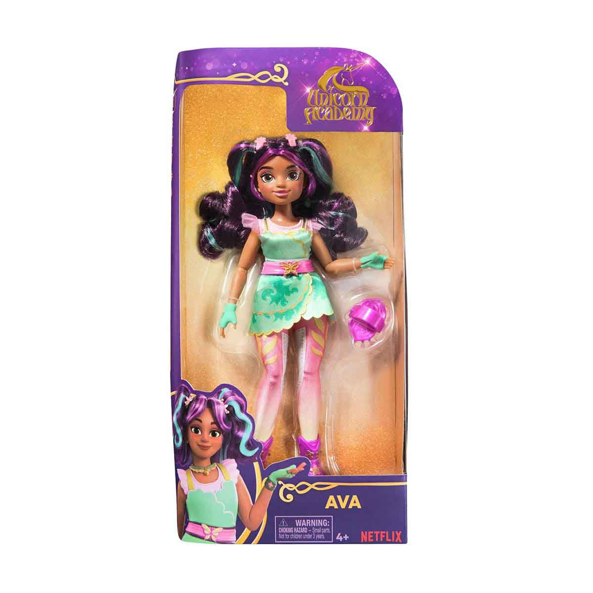 Boneca Articulada Ava De 24Cm - Academia Unicórnio