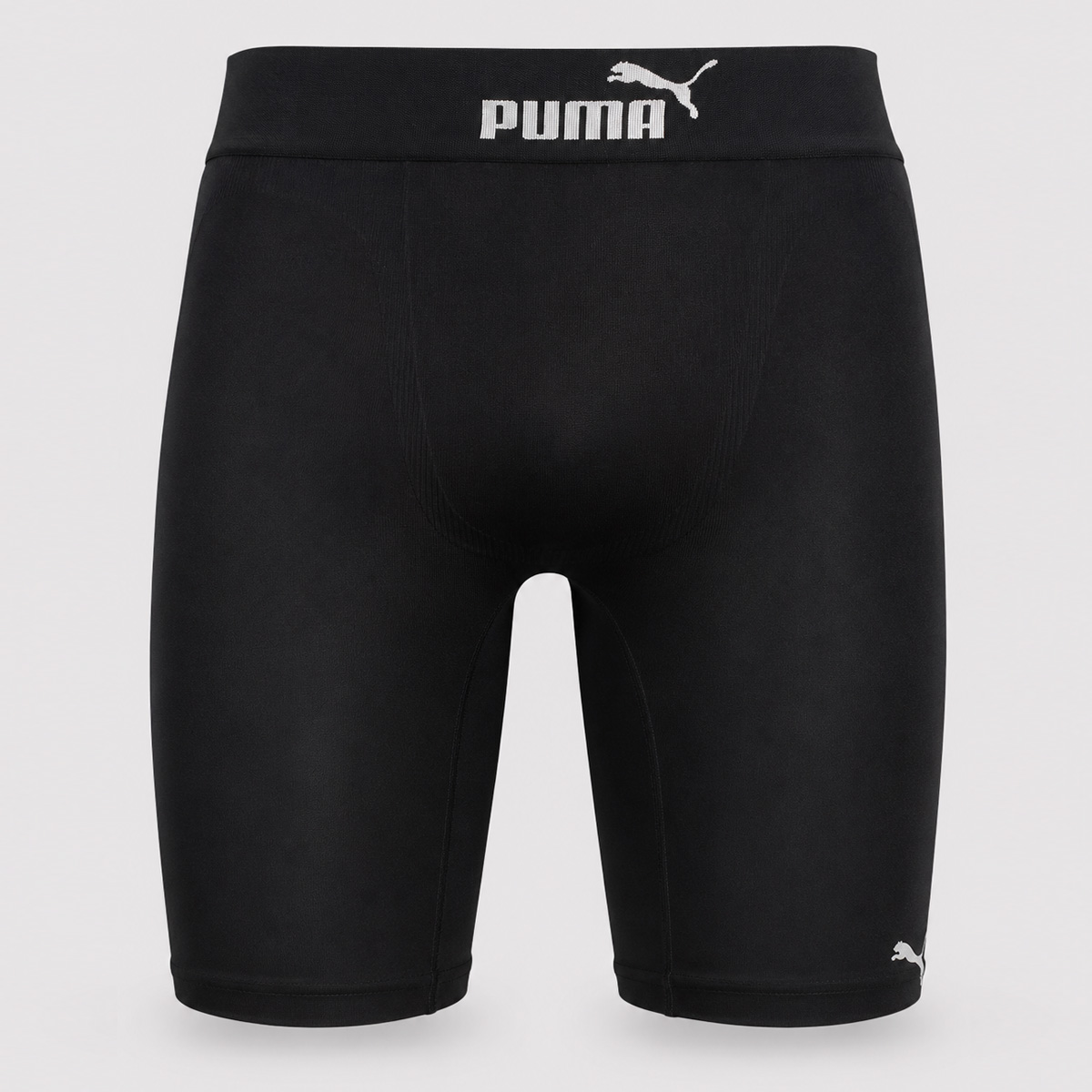 Cueca Puma Boxer Sport Long Sem Costura Preta