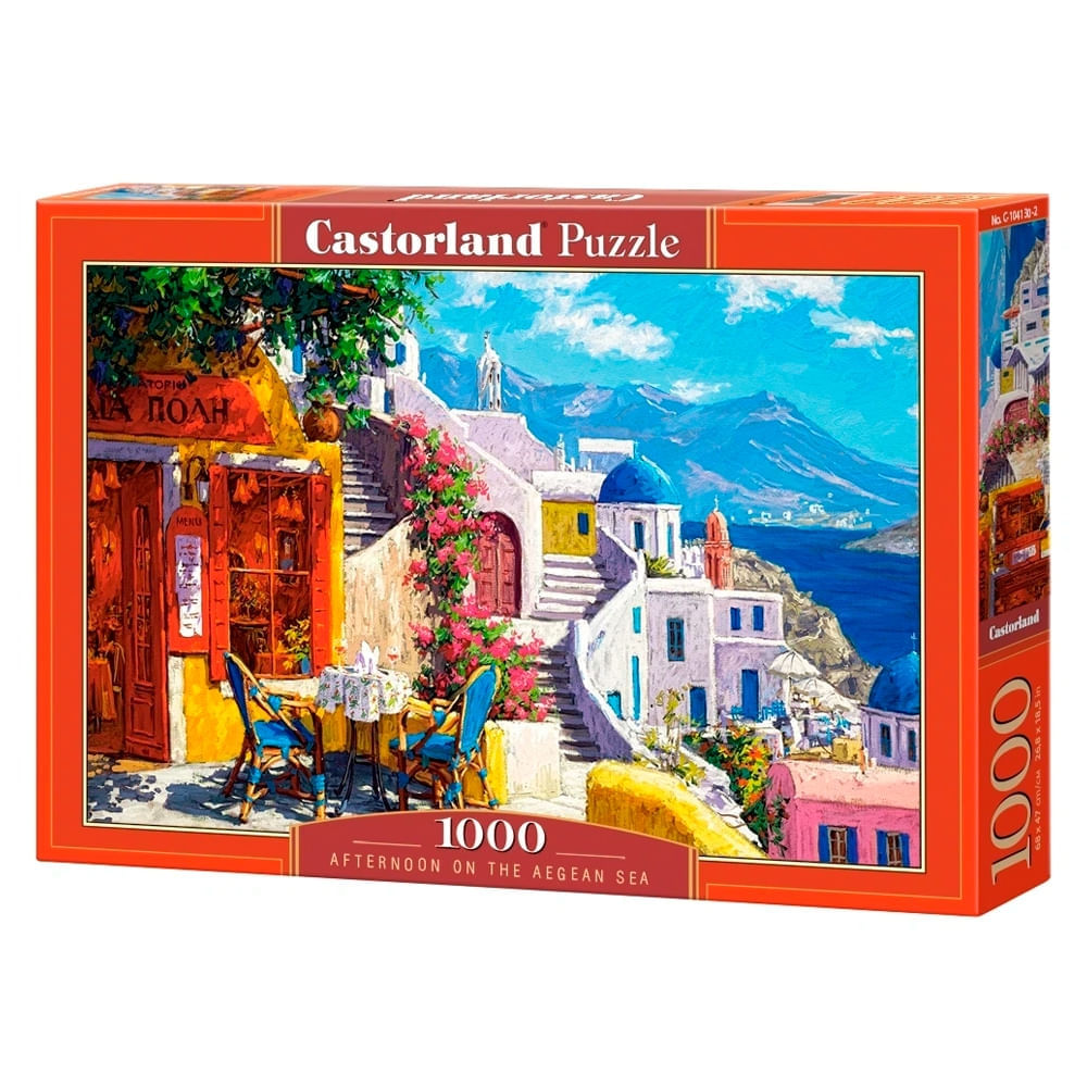 Puzzle 1000 Peças Tarde no Mar Egeu Castorland 104130