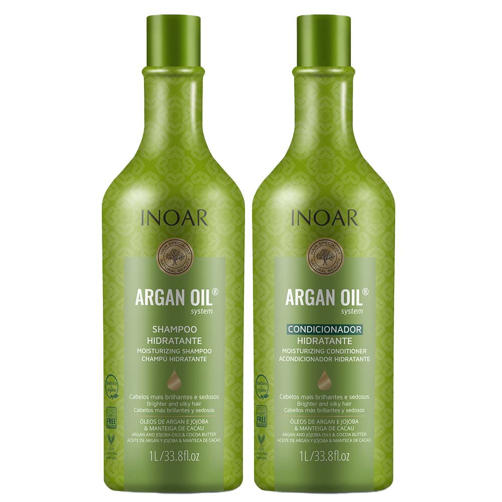 Kit Shampoo + Condicionador Inoar Argan Oil — Kit