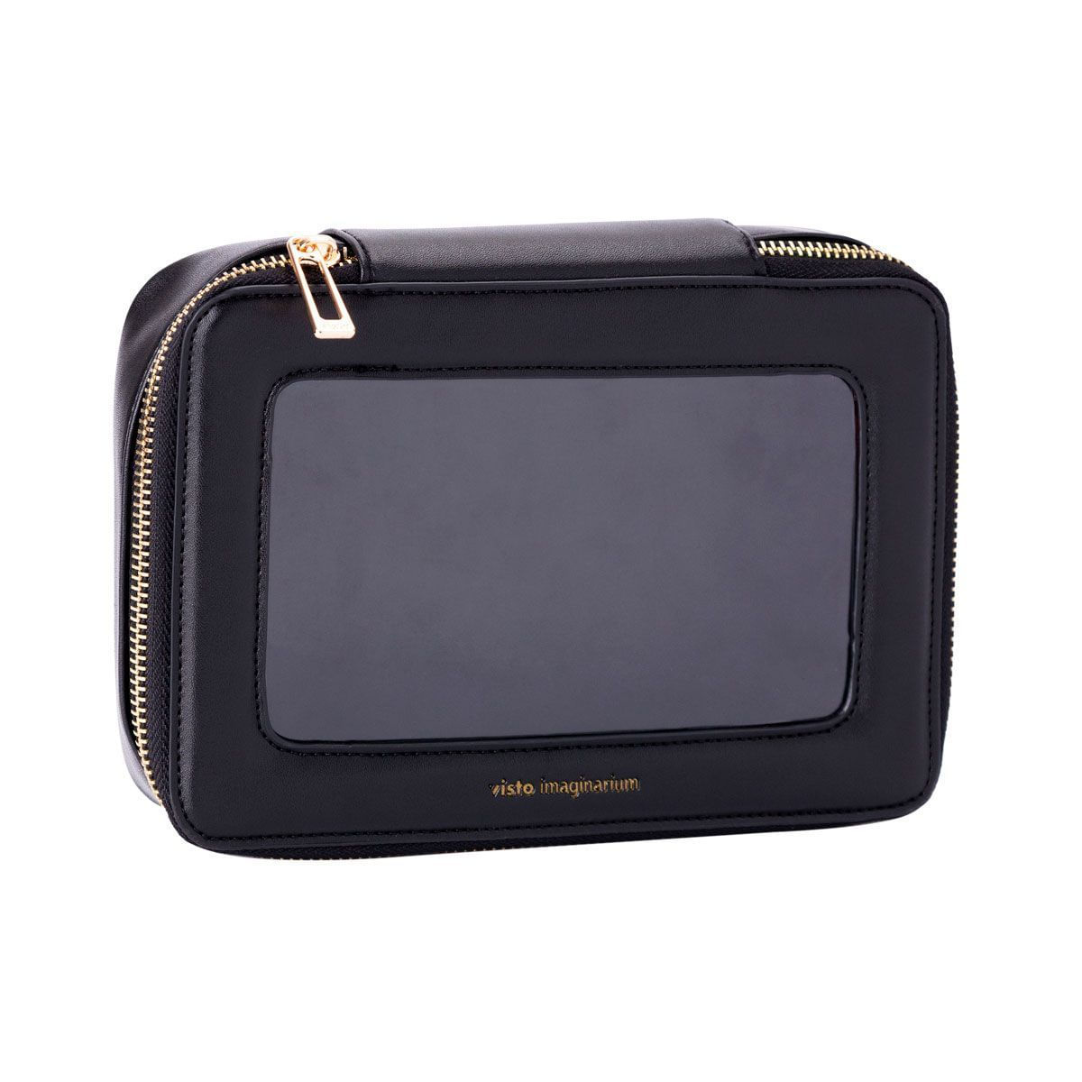 Necessaire Box Preta Único / Preto