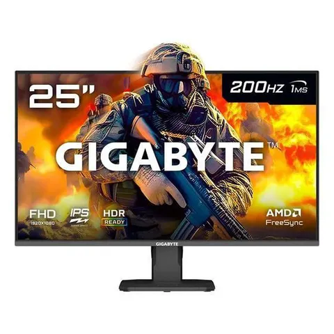 Monitor Gamer Gigabyte 25 FHD 200Hz IPS FreeSync