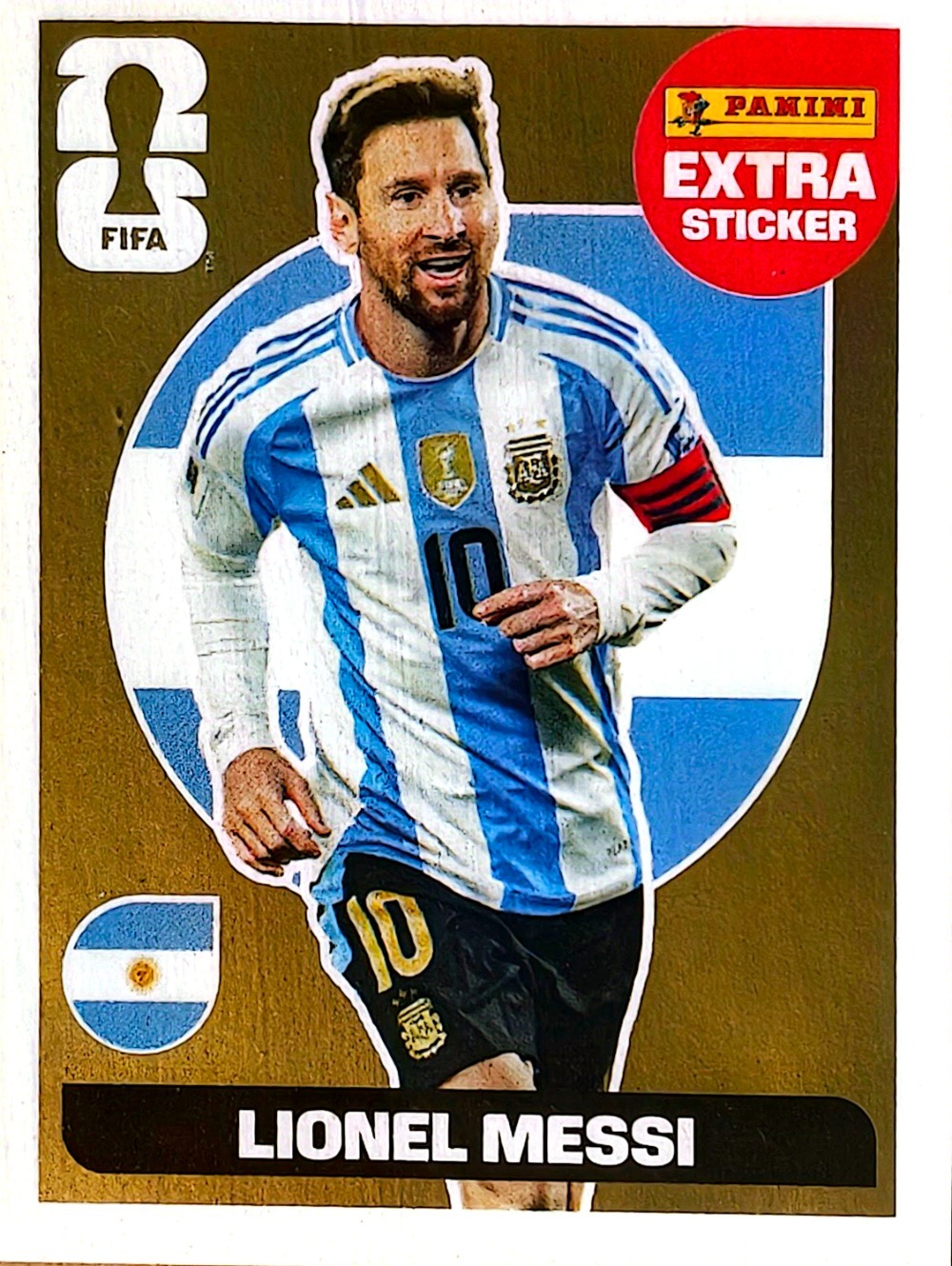 Figurinha Panini Lionel Messi Extra Legend Ouro FIFA World Cup 2026 — Único, Novo