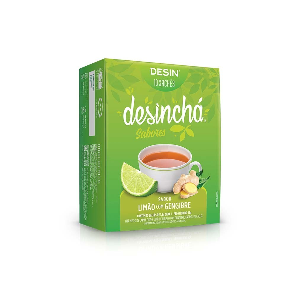 Foto 2 de Kit 05 Desinchá 10 Sachês - Sabores Diversos