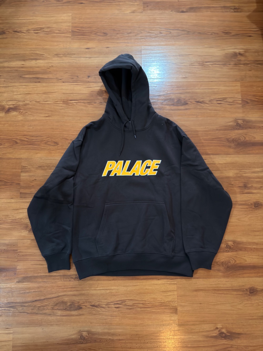 Moletom Palace Duo Logo Hood Black — M / G, Novo