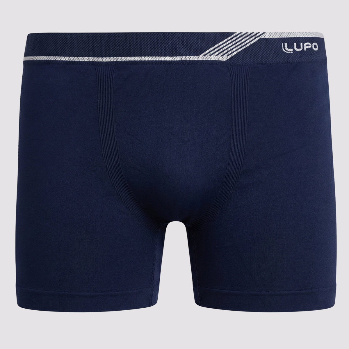 Cueca Lupo Boxer Microfibra Sem Costura Marinho