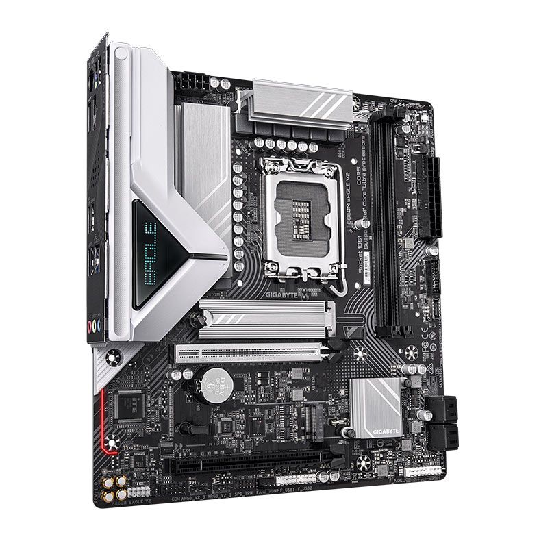 Foto 3 de Placa Mae Gigabyte B860M Eagle V2, DDR5, LGA1851, M-ATX, Chipset Intel B860, B860M-EAGLE-V2
