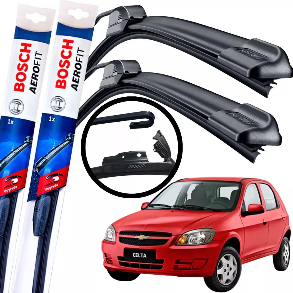 Palheta Limpa Parabrisa Original Bosch Gm Celta 2001 A 2018