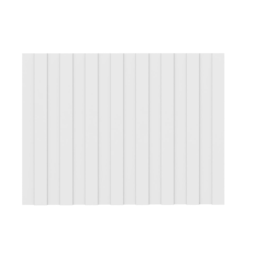 Painel Ripado 80 cm MDF Milla Carraro Branco