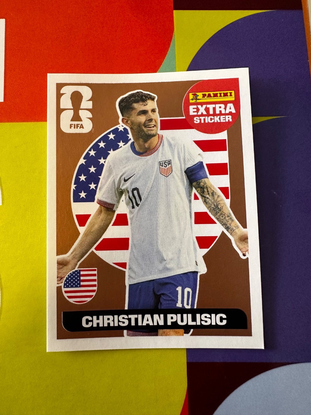 Figurinha Panini Christian Pulisic Bronze Extra FIFA World Cup 2026 — Único, Novo