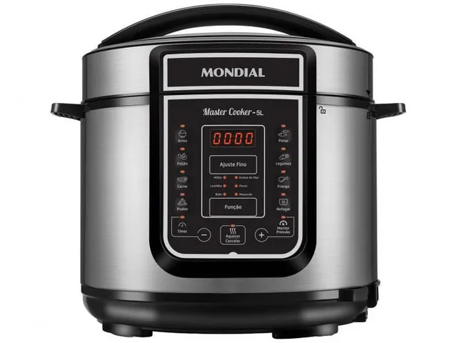 Panela de Pressão Elétrica Digital Mondial 5L