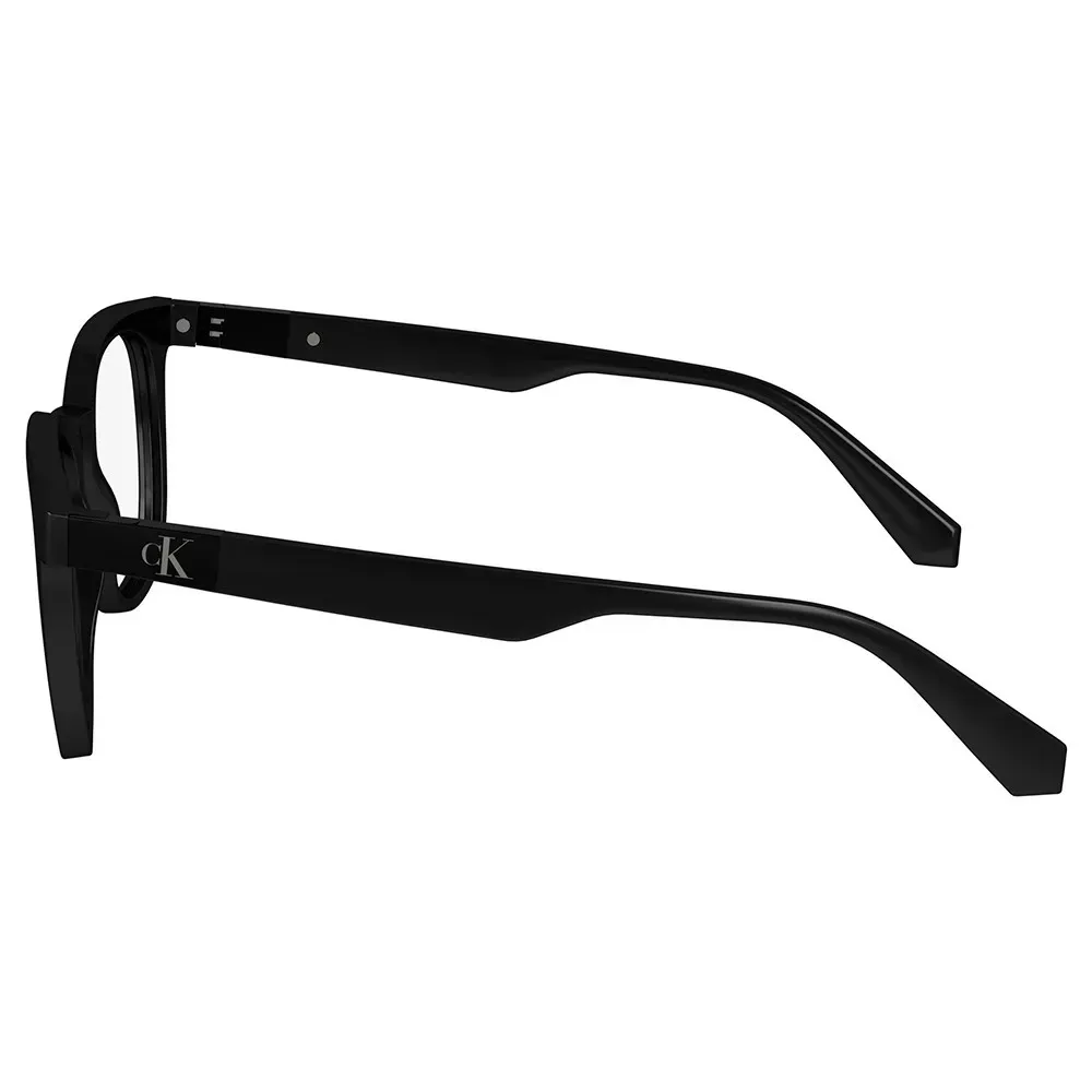 Foto 3 de Armação de Óculos de Grau Unissex Calvin Klein Jeans Oval CKJ24613 Cor Preta