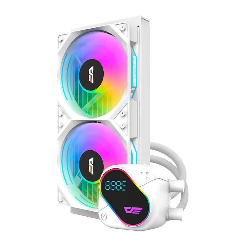Foto 2 de Water Cooler Aigo Darkflash DO240, ARGB, 240mm, Branco, DARKFLASH-DO-240-WHITE