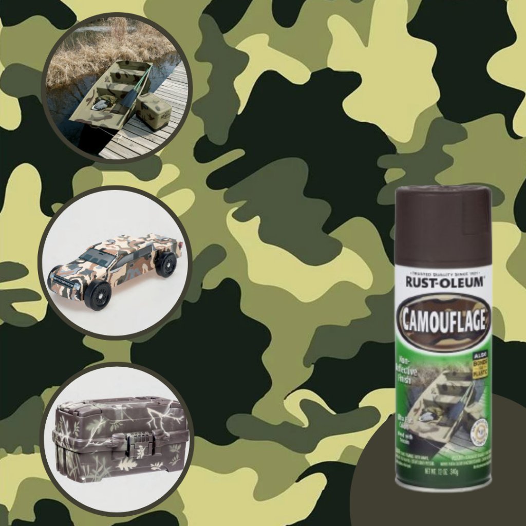 Foto 2 de Tinta Spray Camuflagem Earth Brown Rust Oleum