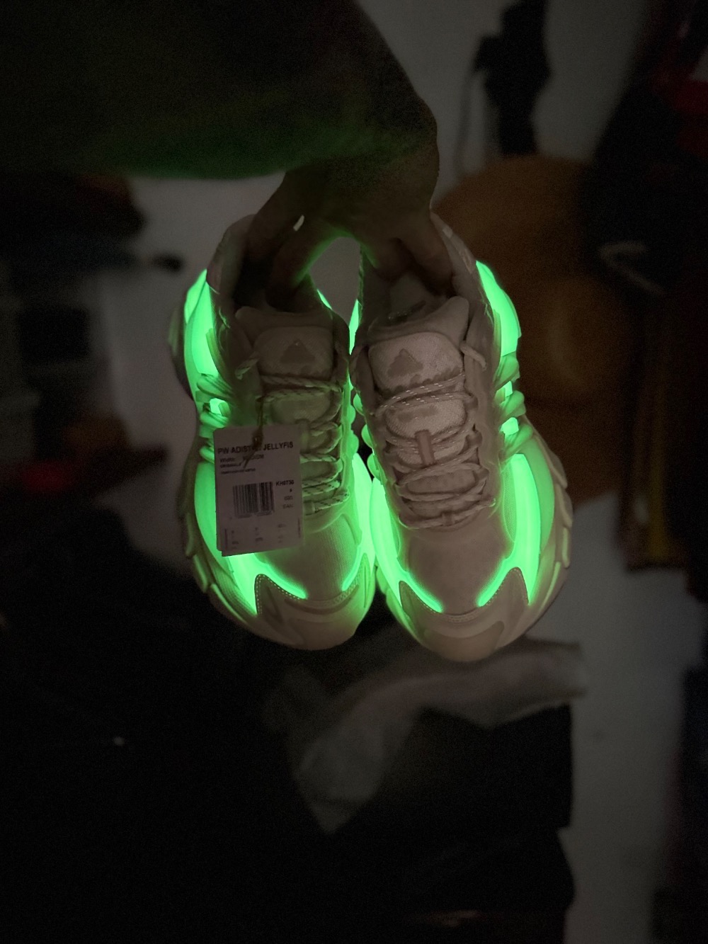 Pharrell Williams x adidas Adistar Jellyfish Chalk White — 41, Novo