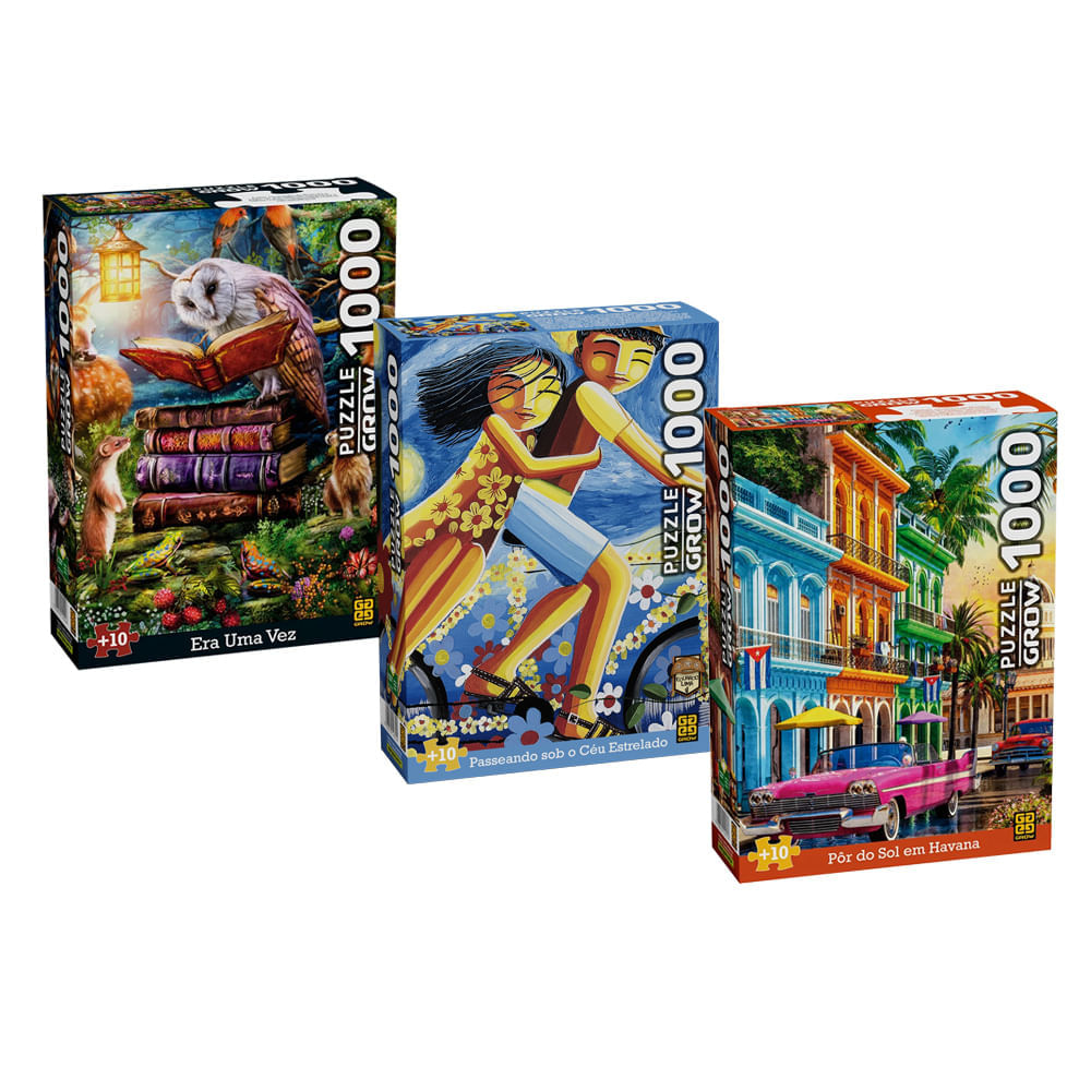 Combo Quebra-cabeças Histórias ao Anoitecer