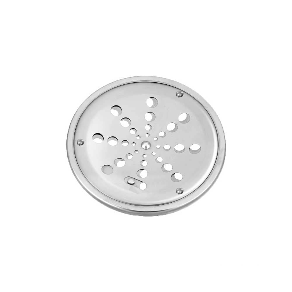 Grelha redonda de inox com caixilho e fecho 15cm VAD273 Esteves
