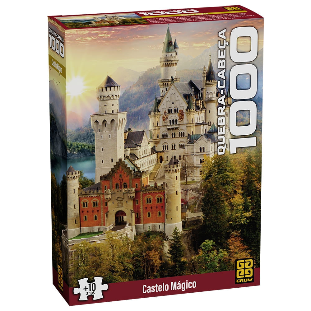 Quebra-cabeça 1000 peças Castelo Mágico
