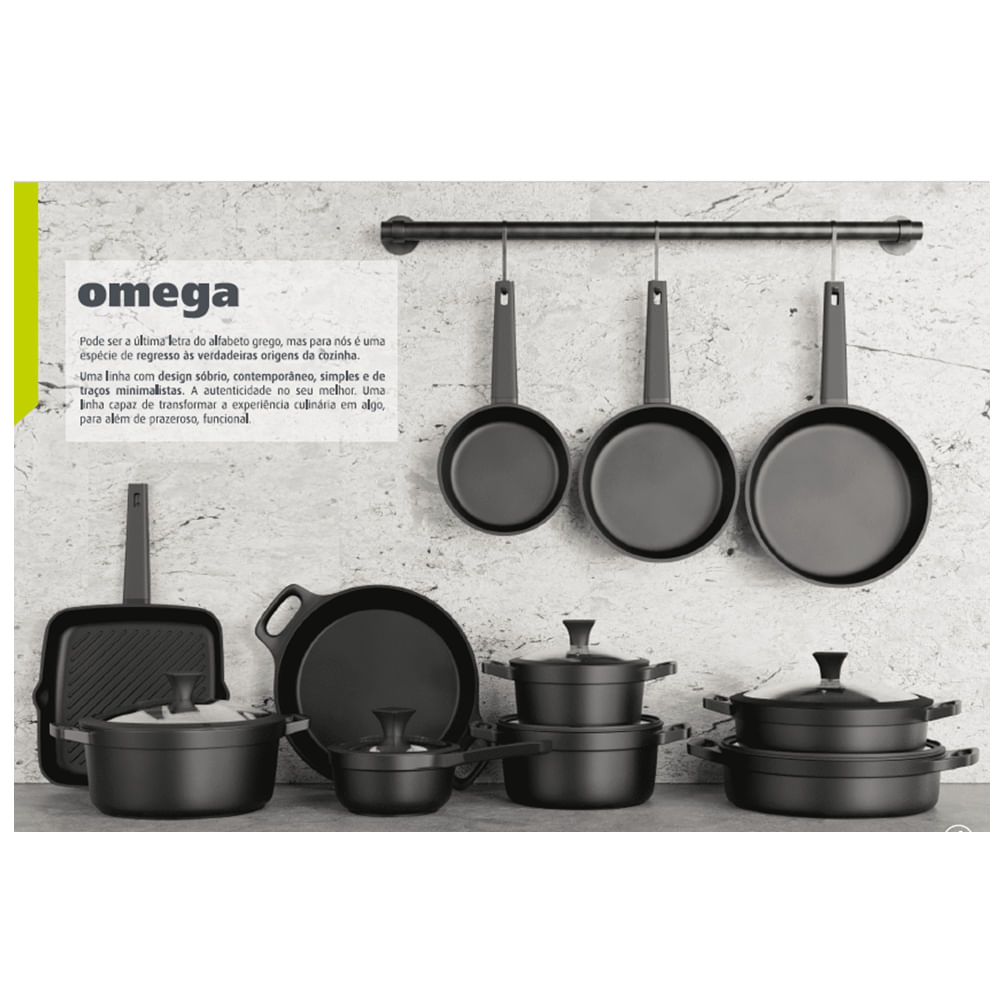 Foto 2 de Frigideira Omega 24Cm - Jomafe