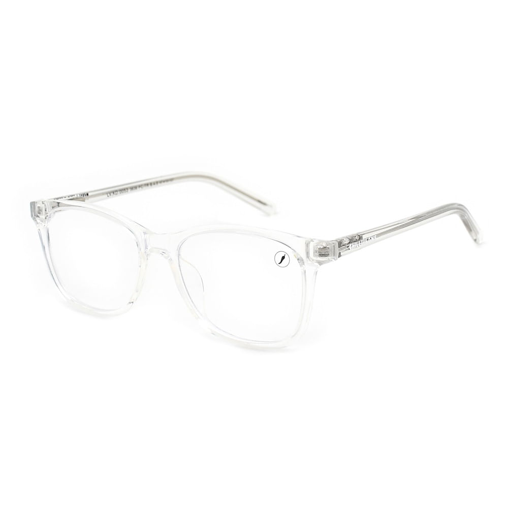 Armação Para Óculos de Grau Infantil Feminino Chilli Beans Quadrado Transparente LV.KD.0053.3636