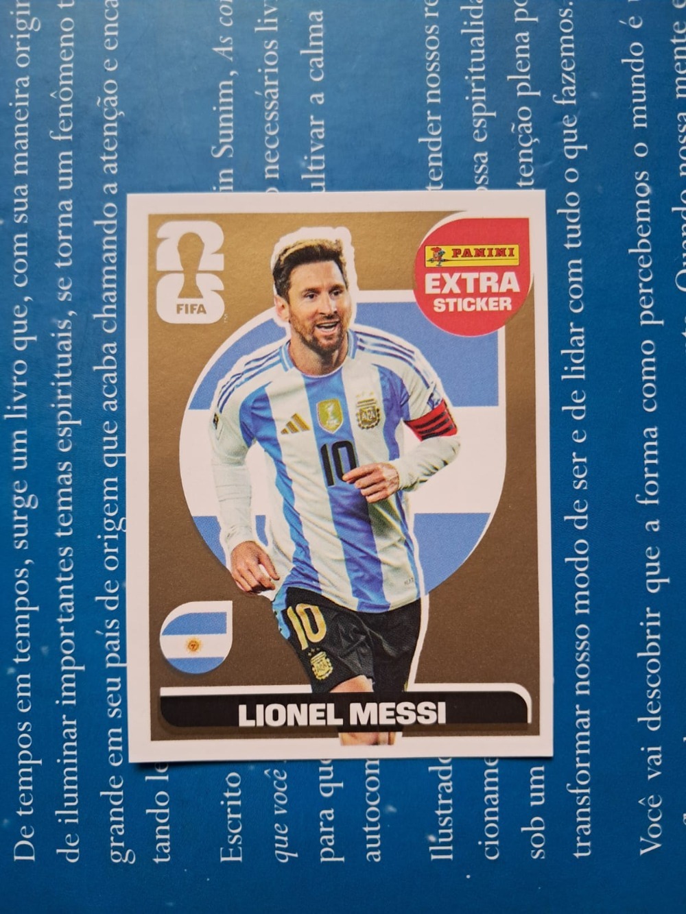 Figurinha Panini Lionel Messi Extra Legend Ouro FIFA World Cup 2026 — Único, Novo