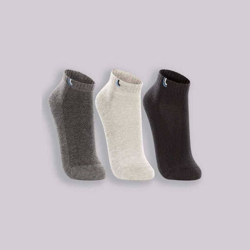 Kit 3 Meias Lupo Cano Baixo - Masculina