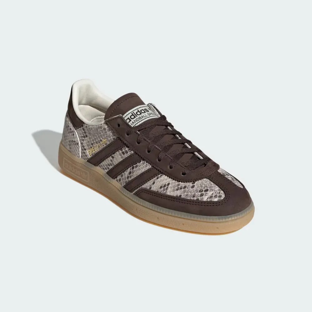 adidas Handball Spezial Cream White Dark Brown Gold Metallic — 34 / 35 / 36 / 37 / 38 / 39, Novo