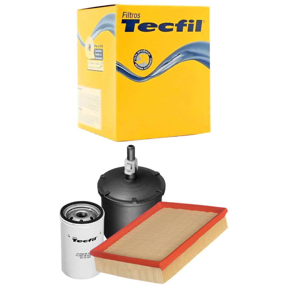Kit Troca De Filtros Saveiro 1.6 8v Álcool Gasolina Tecfil