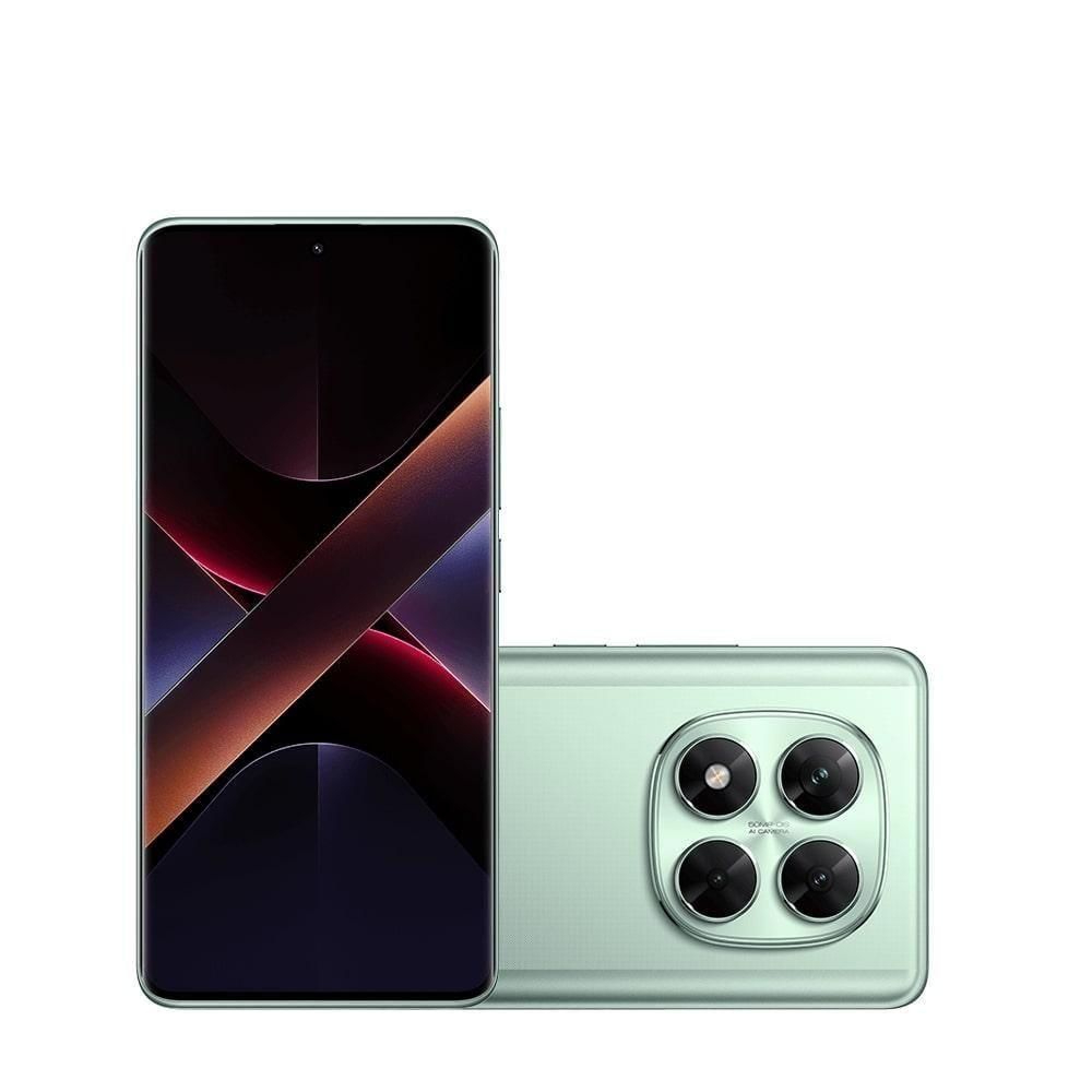 Smartphone Xiaomi Poco X7 5G 12GB Ram 512GB Câmera 50MP Bateria 6000mAh Verde