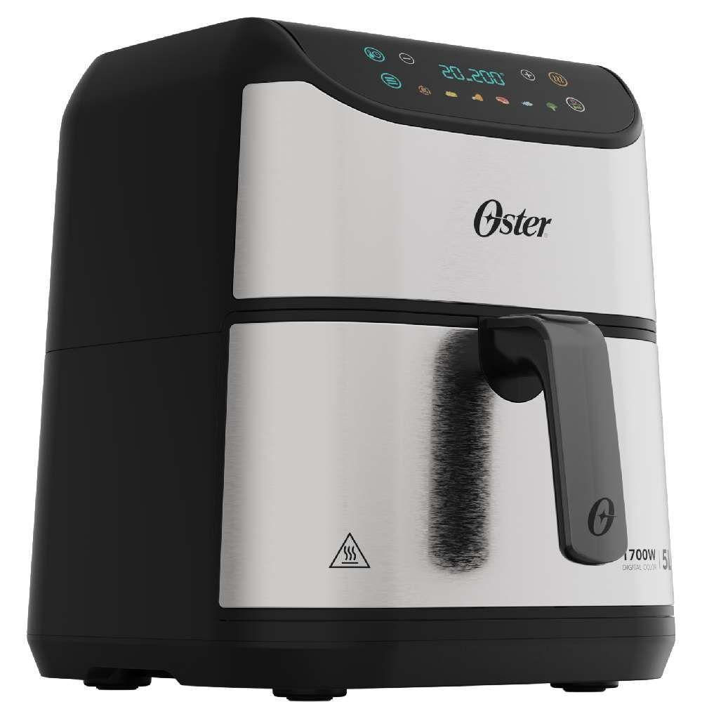 Foto 2 de Fritadeira Digital Oster Inox 5L Com Painel Touch OFRT930 127V
